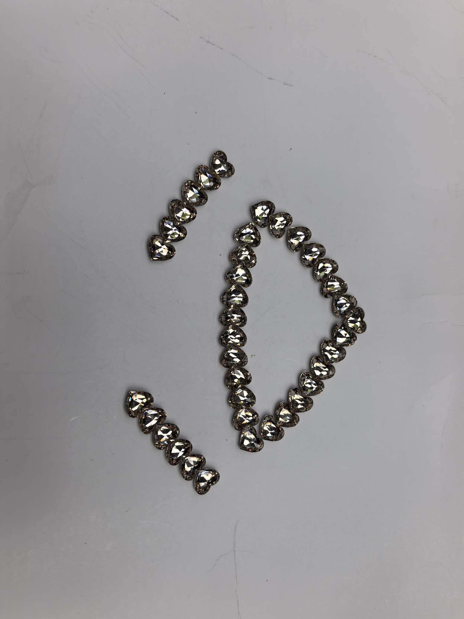 锦利水晶丝绸系列镀平面8.5*10几何桃心014详情图2