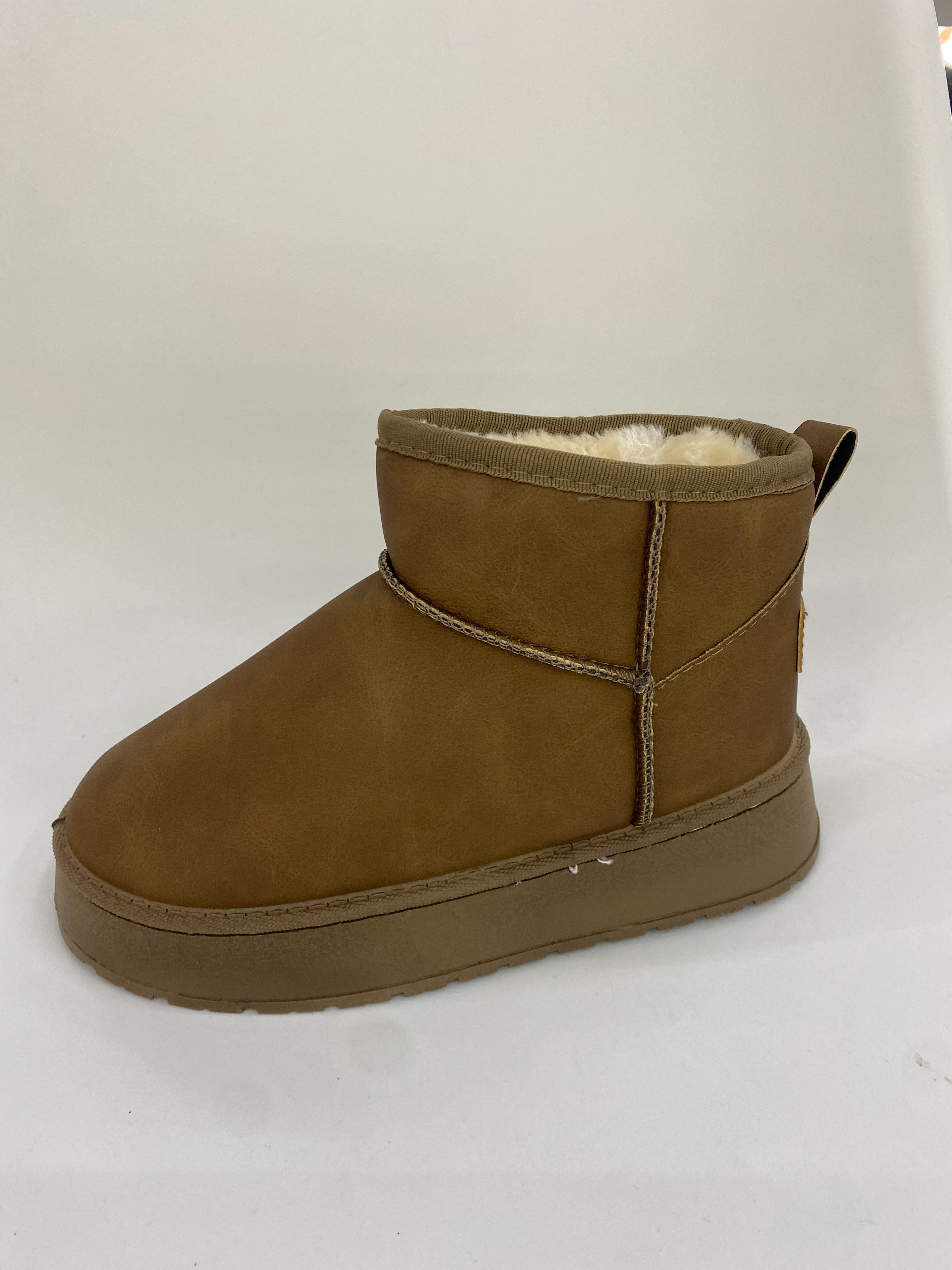 Brown snow boots, warm women's boots, leftover snow boots, new style, comfortable