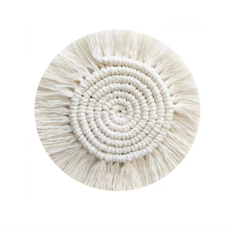 Bohemian woven placemats, heat-insulating and eco-friendly coasters, table MATS, homestay decorative table MATS, home decoration gifts Item Picture