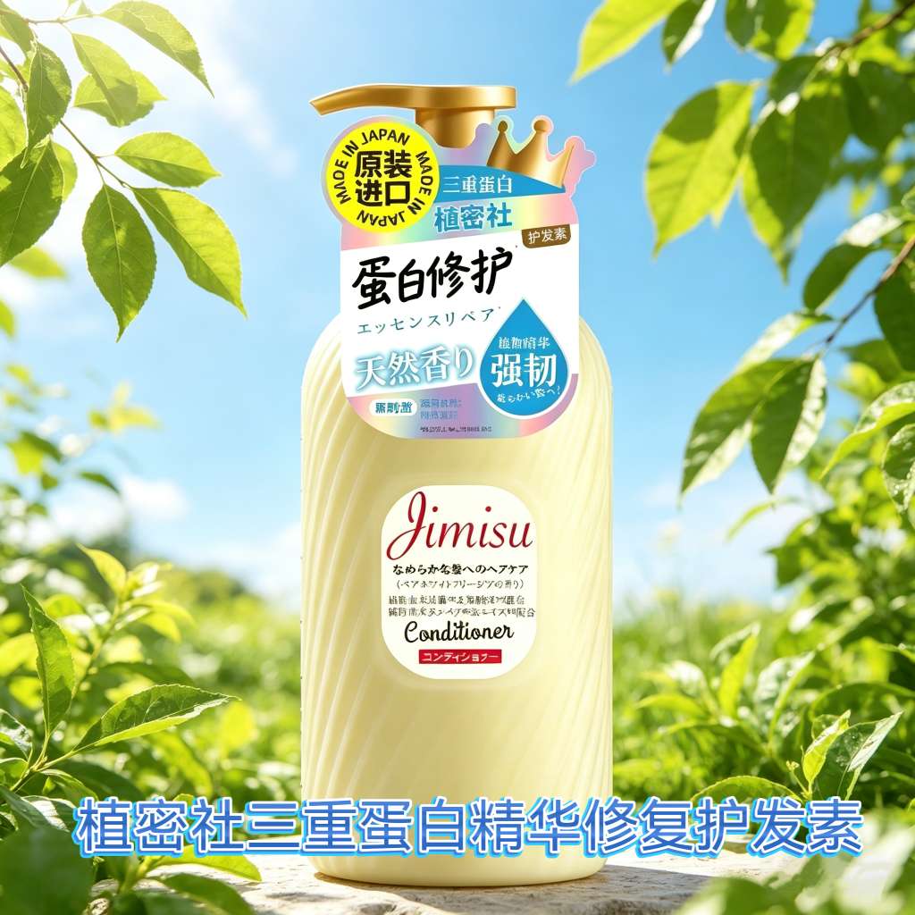 Original imported Zhimishe Triple Protein Essence Hair Repair Conditioner 500ml, Smooth and lustrous Hair Repair Conditioner