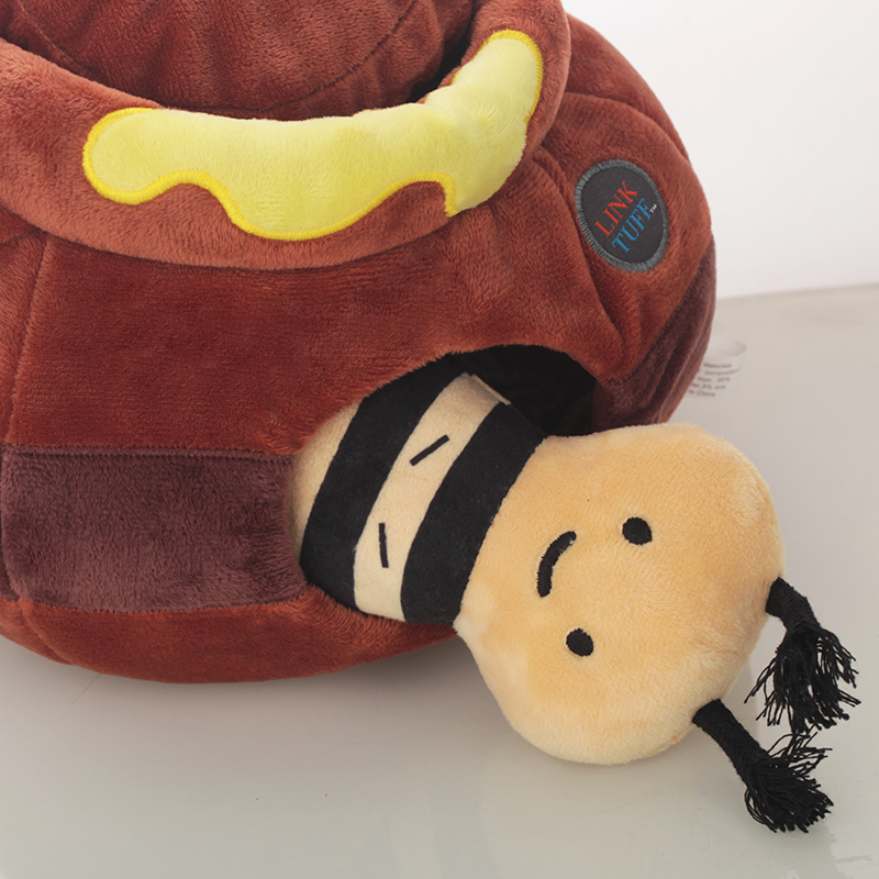 Zangshi durable dog toys, pet supplies, pet dog toys, pet toys, high-quality, wear-resistant and durable bee can series Item Picture