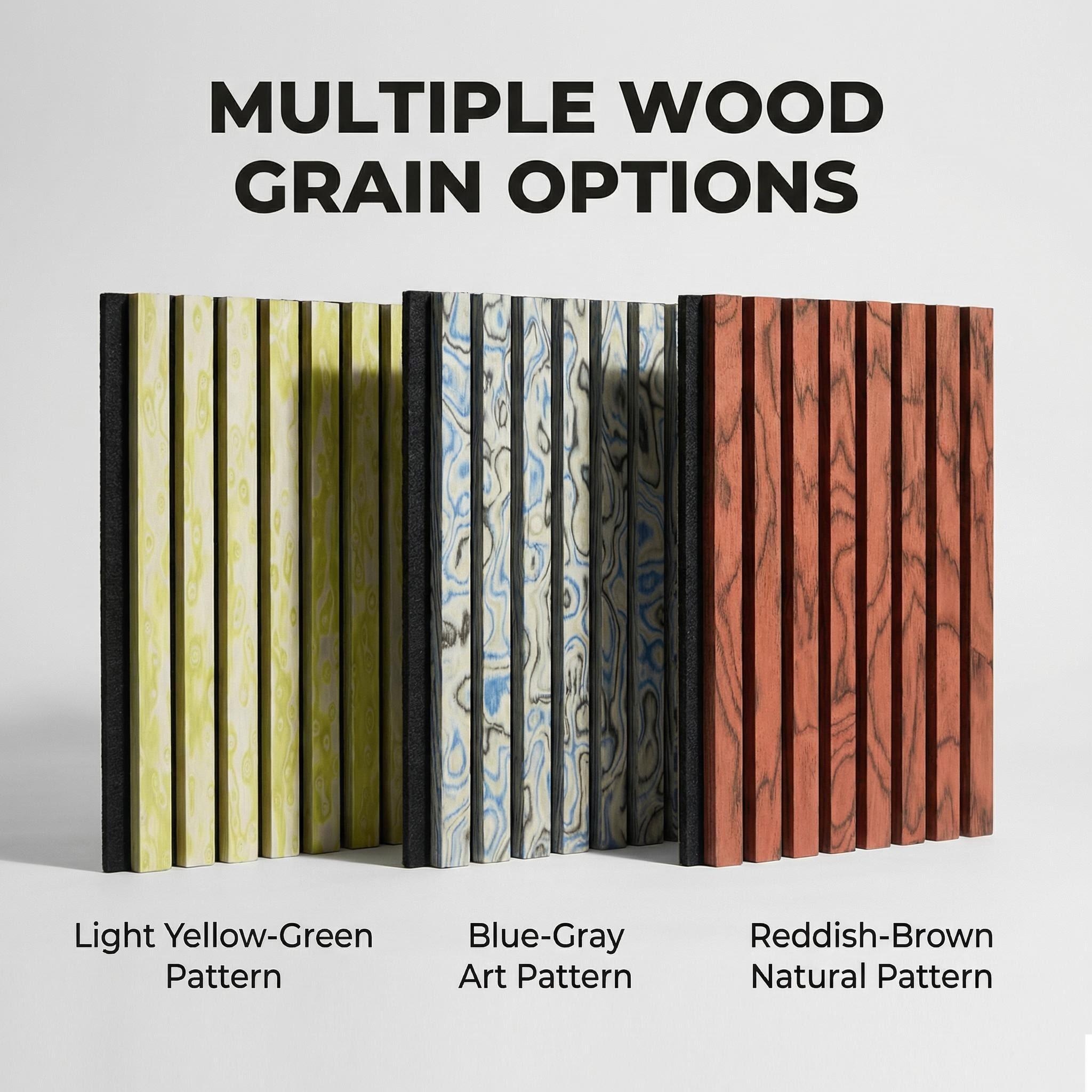 Wood veneer MDF composite grating sound-absorbing wall panels are flame-retardant, environmentally friendly, and available in multiple colors. Sound-absorbing and sound-insulating materials are also available Item Picture