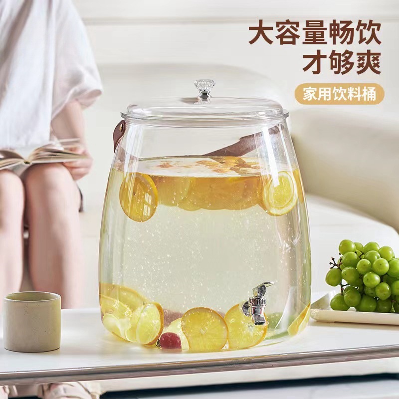 J210-5831冷水壶带龙头水具套装大容量家用凉水壶餐厅露营水果茶可乐饮料桶细节图