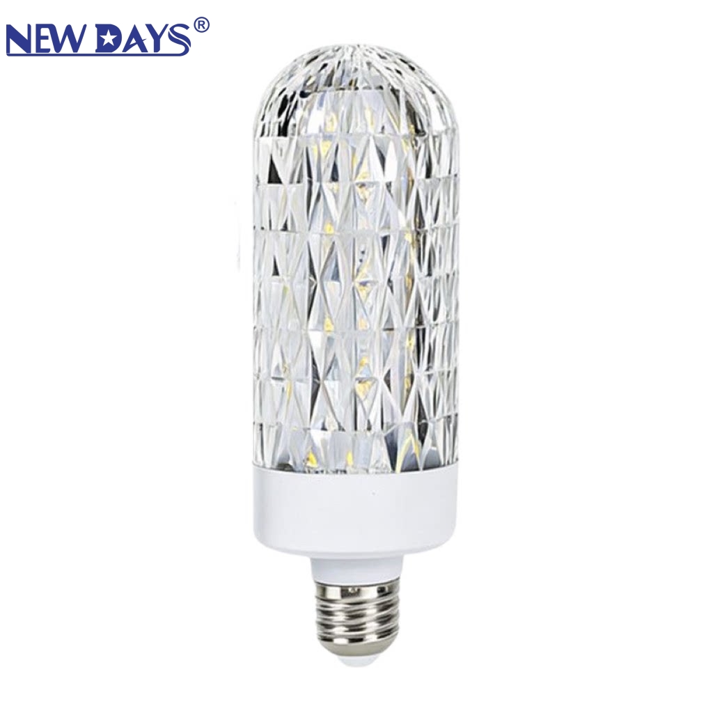 NEWDAYS品牌跨境新款led灯泡水晶纹球泡，节能高亮e27螺口窄压，护眼无闪频照明灯