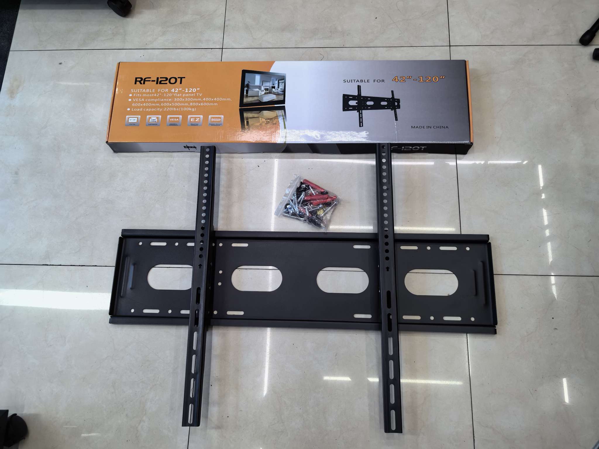 RF-120T电视机挂架上下可调通用支架液晶电视屏支架
