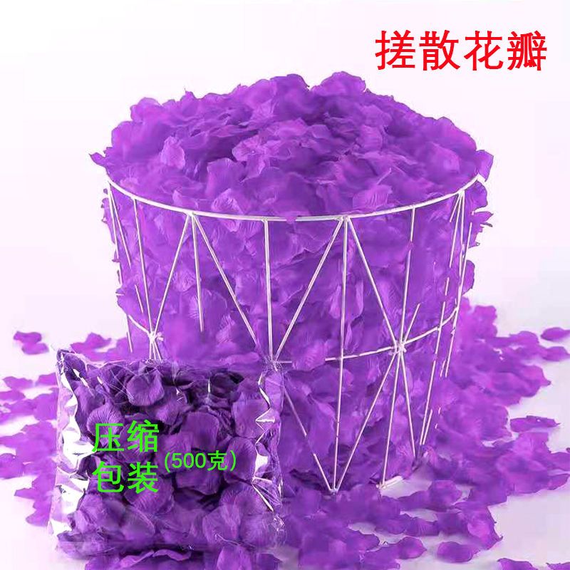 Simulated rose petals for birthday, wedding, proposal, declaration of love, wedding decoration, hotel decoration, romantic hand scattering items detail image 4