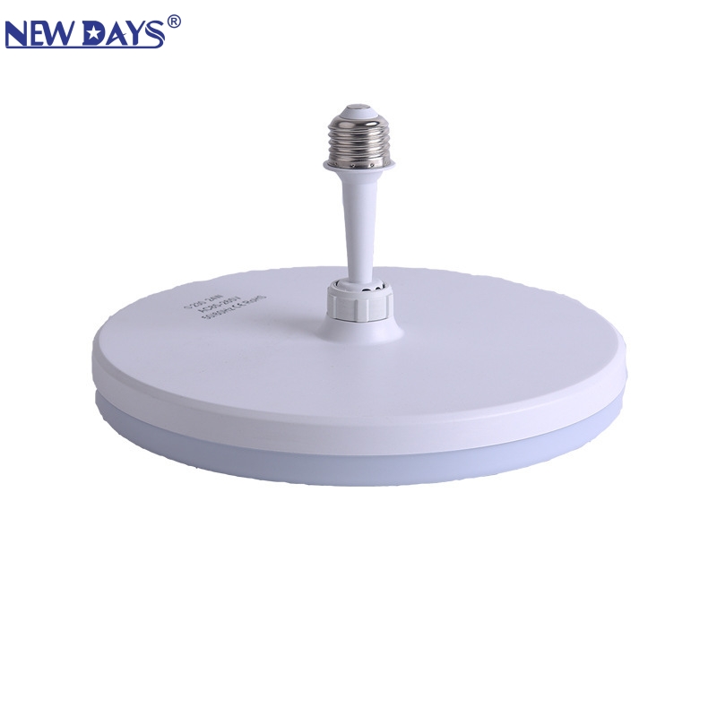 NEWDAYS品牌跨境新款led灯泡万向头旋转飞碟灯，节能高亮照明灯，通用E27螺口宽压光源LED灯