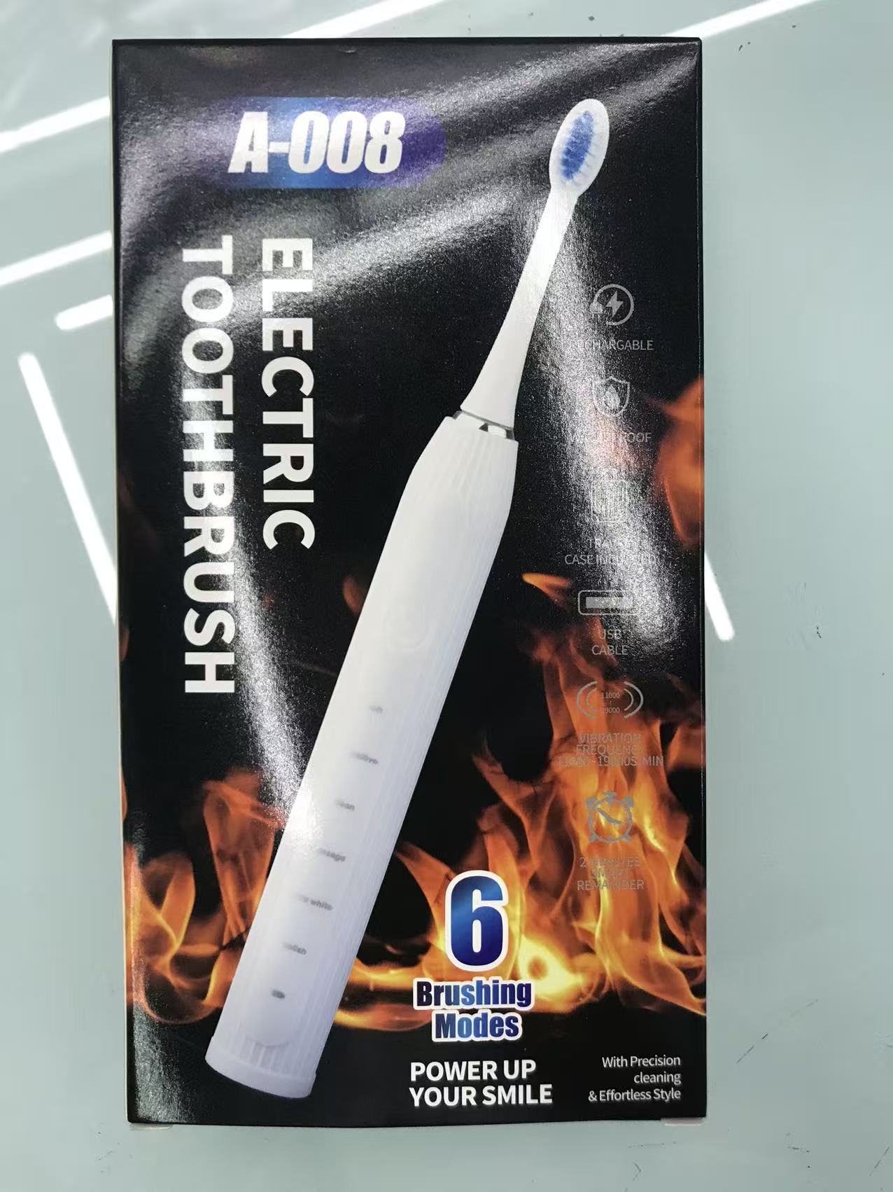 360 grados de carga inalámbrica plegable cepillo de dientes eléctrico cross-border ecommerce estilo