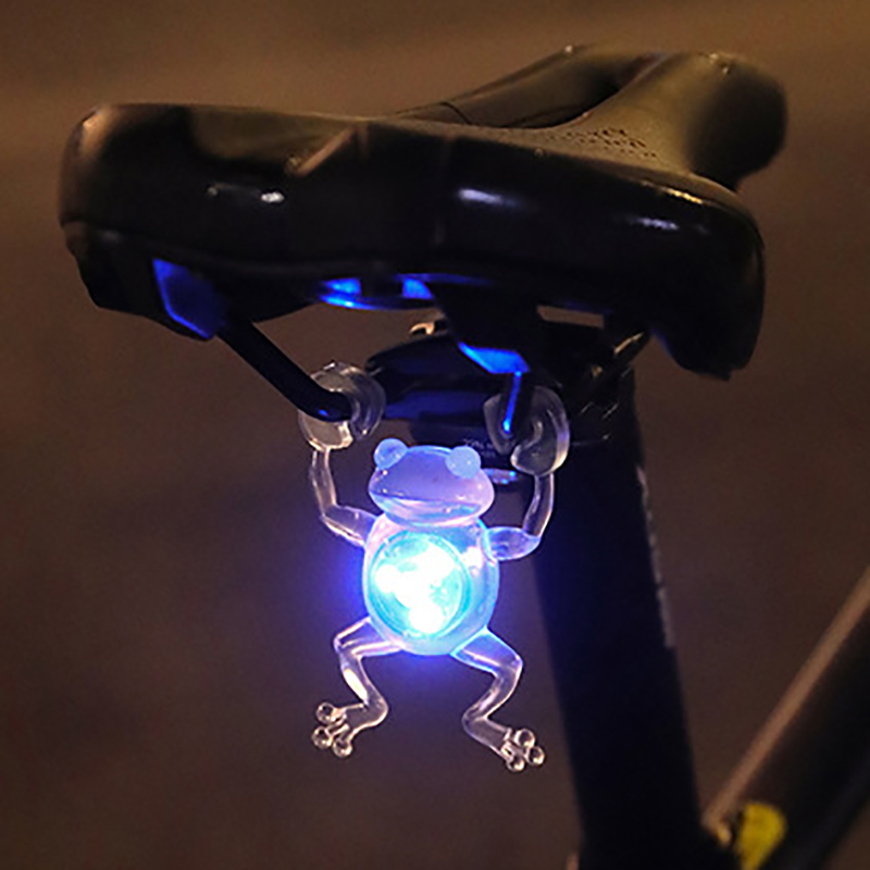 BG-3177 bicycle creative Taillight Night Riding Warning Light Mountain Road Bike Gorilla Frog Waterproof Taillight Riding Equipment Bicycle taillight details Picture