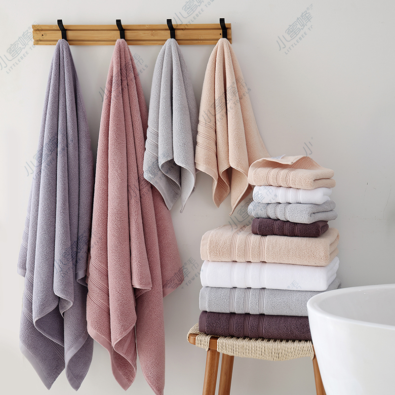 Gift bath towels, new style towels in stock, 100% combed cotton, customizable LOGO little bee towels 030