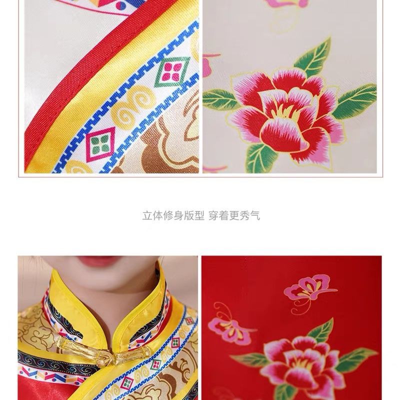 Girls' ancient costumes, princesses' costumes, ethnic costumes and Manchu costumes Item Picture