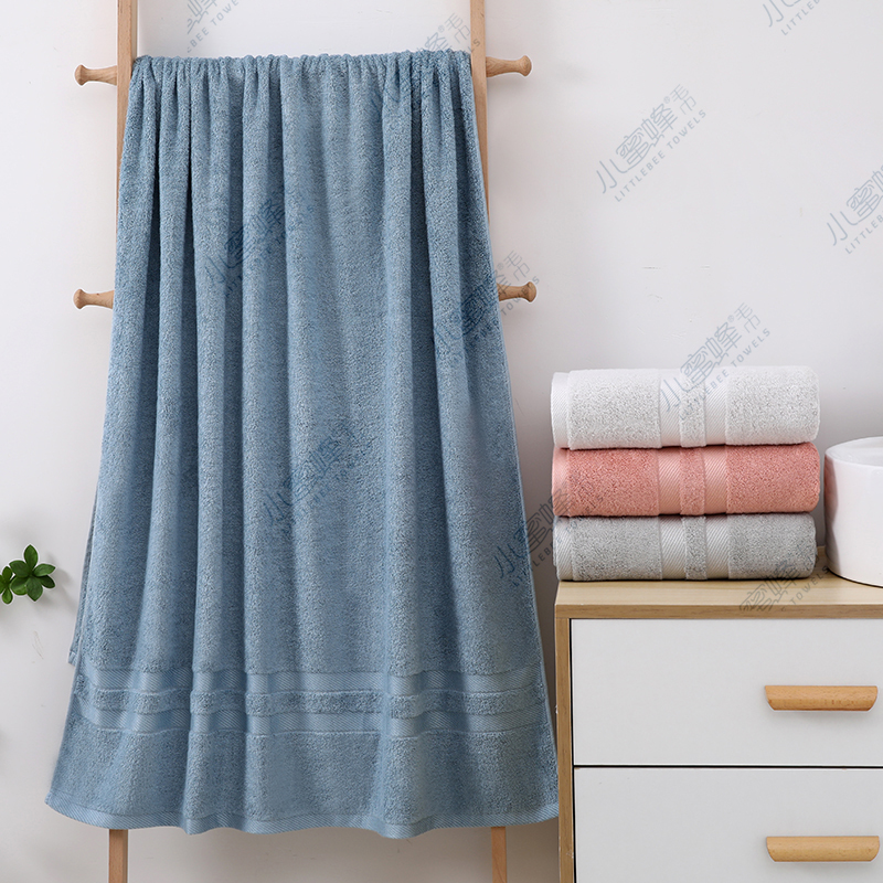 New bamboo fiber bath towel, best-selling gift bath towel, ecological super absorbent super soft Little bee bath towel 028