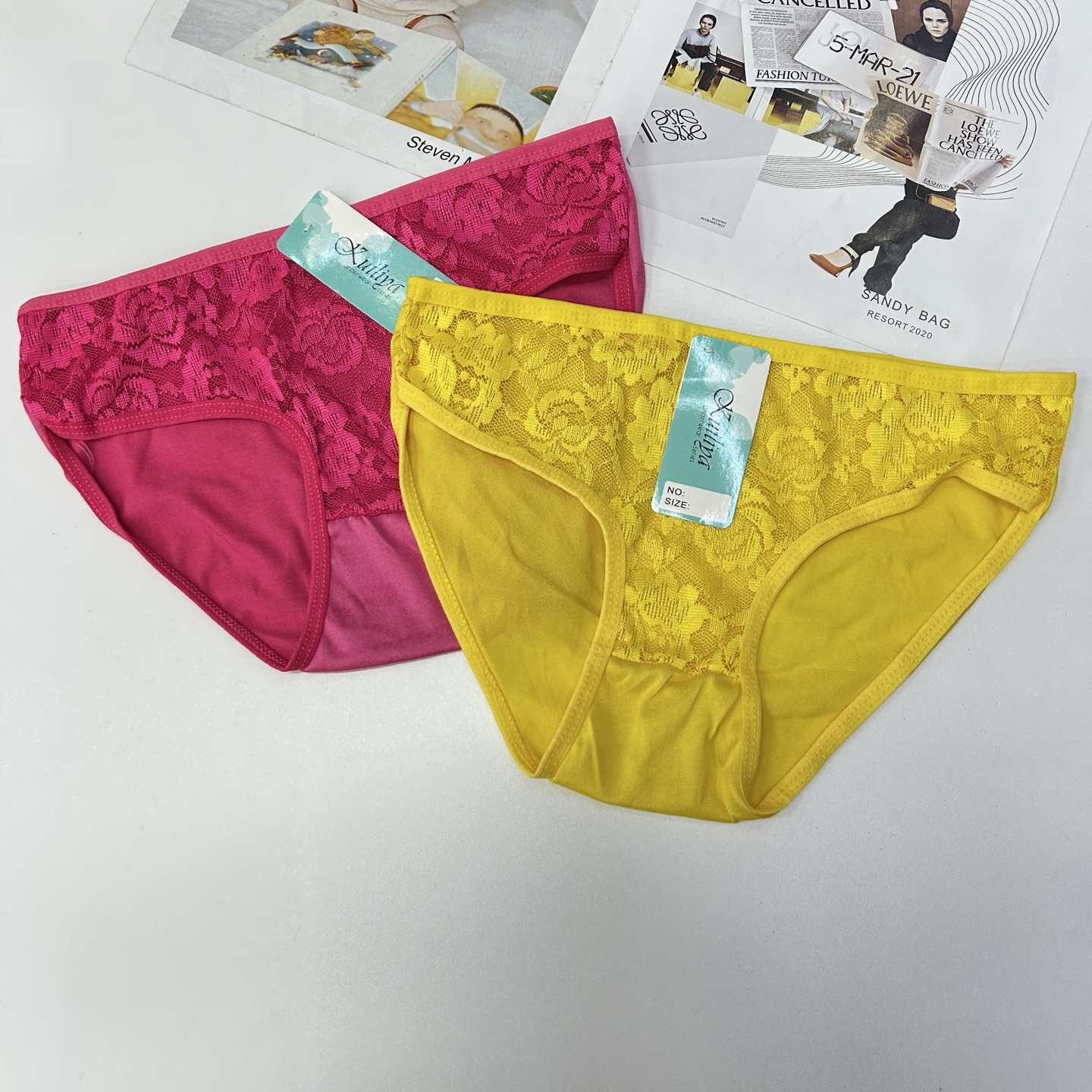 DD-X-2801 #L mixed-color women's underwear, women's hollowed-out triangle pants, popular women's underwear in Africa and South America, sexy underwear QNI Application Scenario