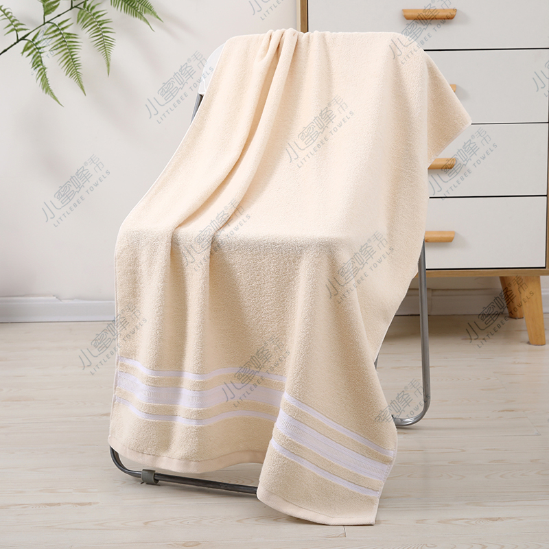 Bath towel gifts: New bath towels in stock, plain color, out of stock, soft and absorbent, little bee towels 033 Item Picture