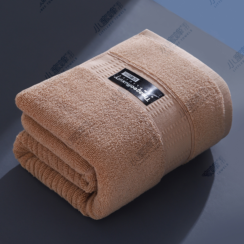 New bath towel gift, embroidered bath towel, out of stock, plain towel in stock, Little Bee towel 021 Specification image