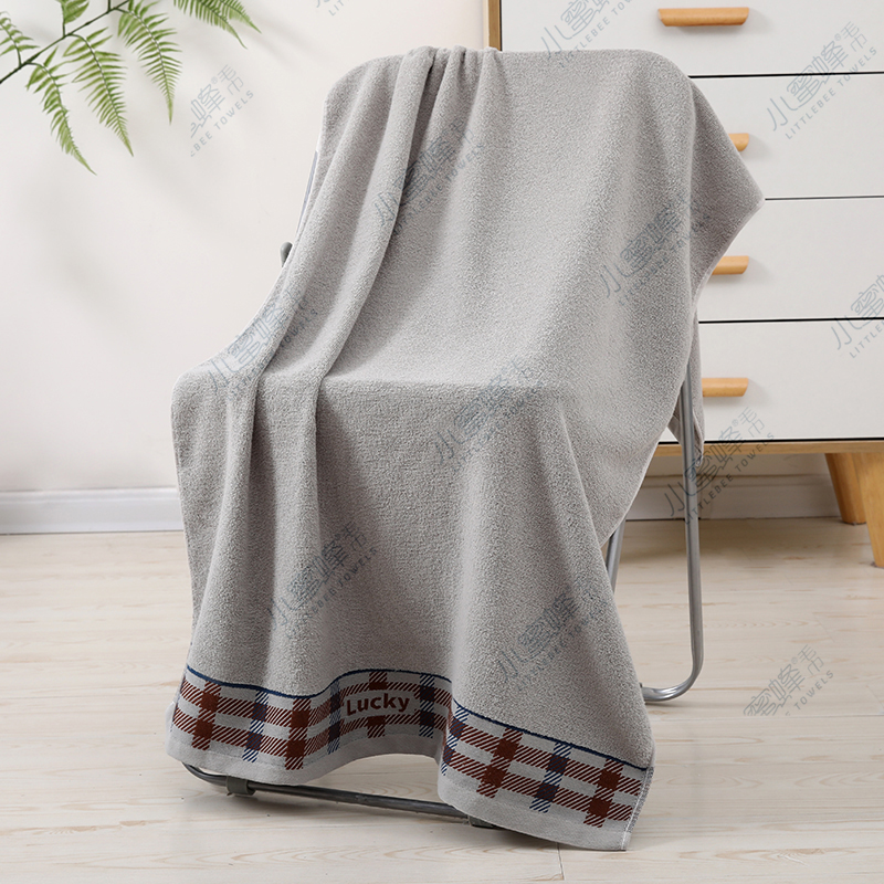 Bath towel gifts: New bath towels in stock, plain color, out of stock, soft and absorbent, little bee towels 035 Specification image