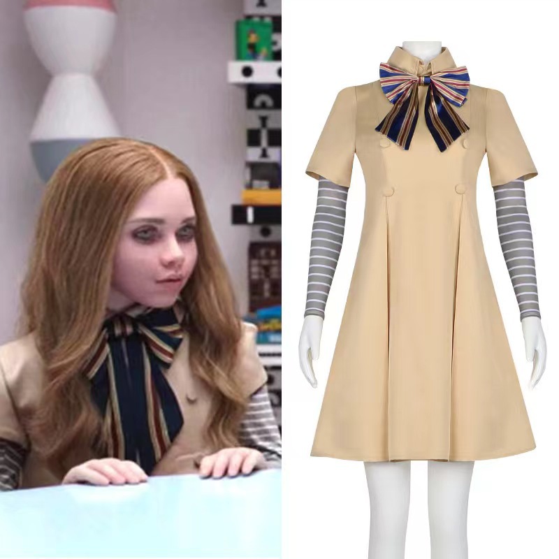儿童成人梅根cos服美国恐怖电影女主角cosplay女装同款套装连衣裙