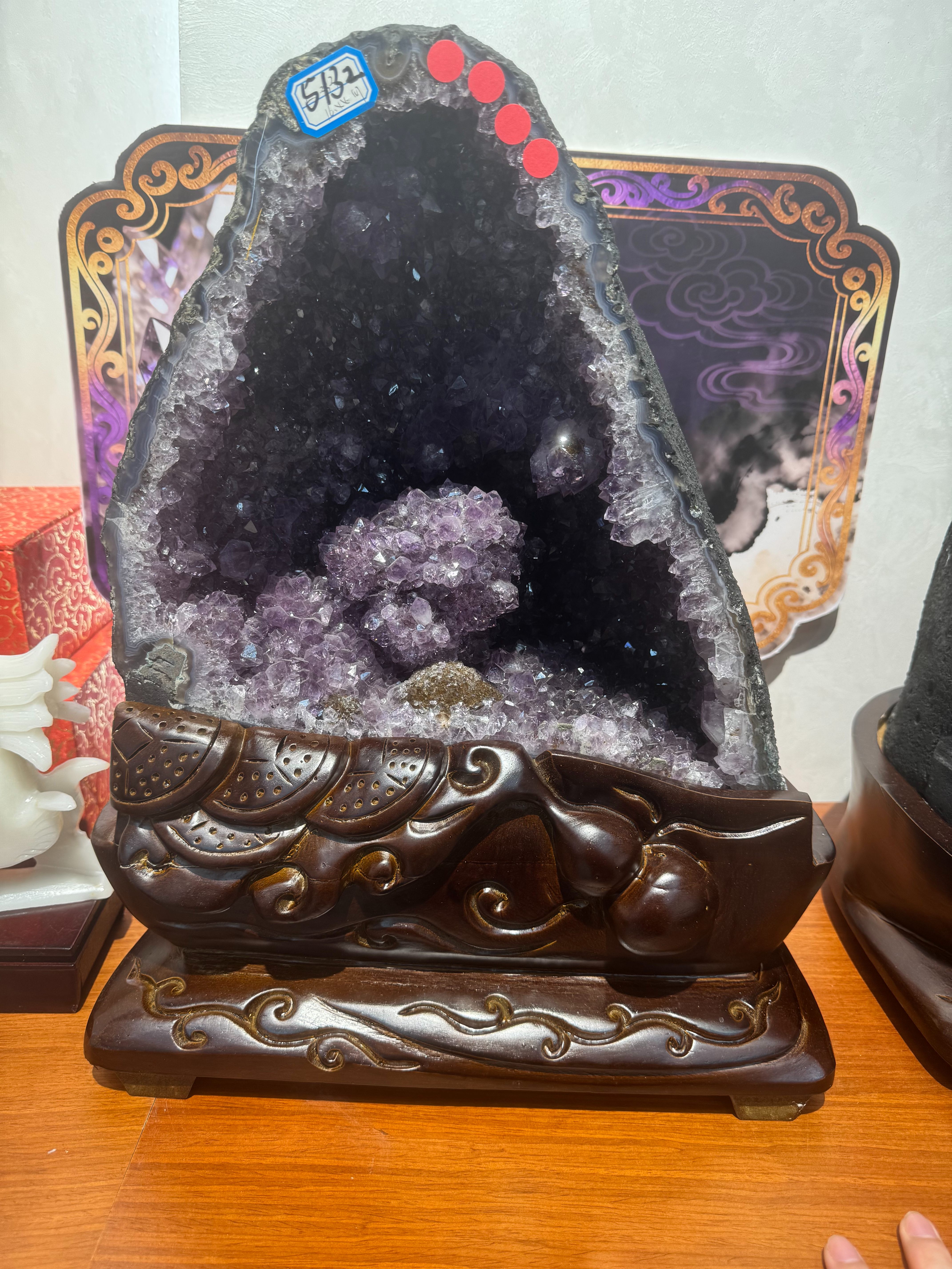 【 Yajinpei Jewelry 】 Natural amethyst cave ornaments, crystal balls, home decorations and gifts