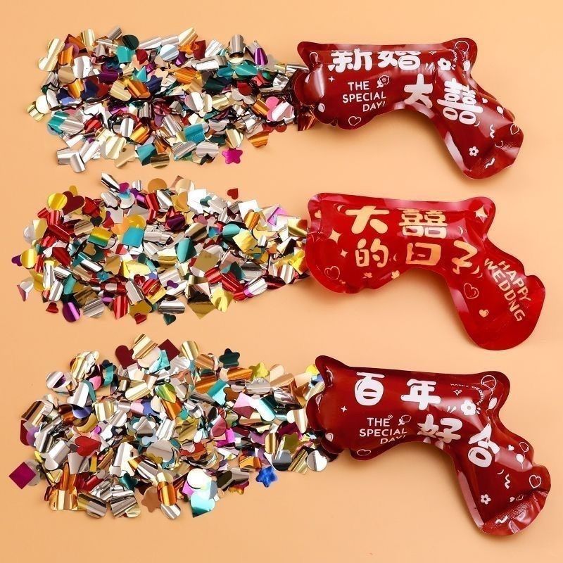Wedding firecrackers, wedding inflatable firework guns, gift tube cannons, hand-held spray guns, a comprehensive list of wedding supplies Wedding firecrackers, wedding inflatable firework guns, gift tube cannons, hand-held spray guns, a comprehensive list of wedding supplies