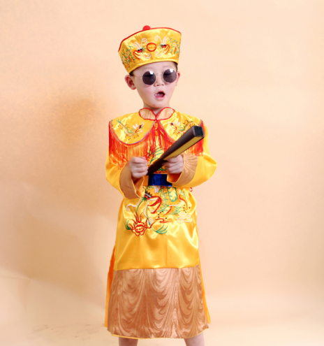 满族服饰 皇帝装 儿童款