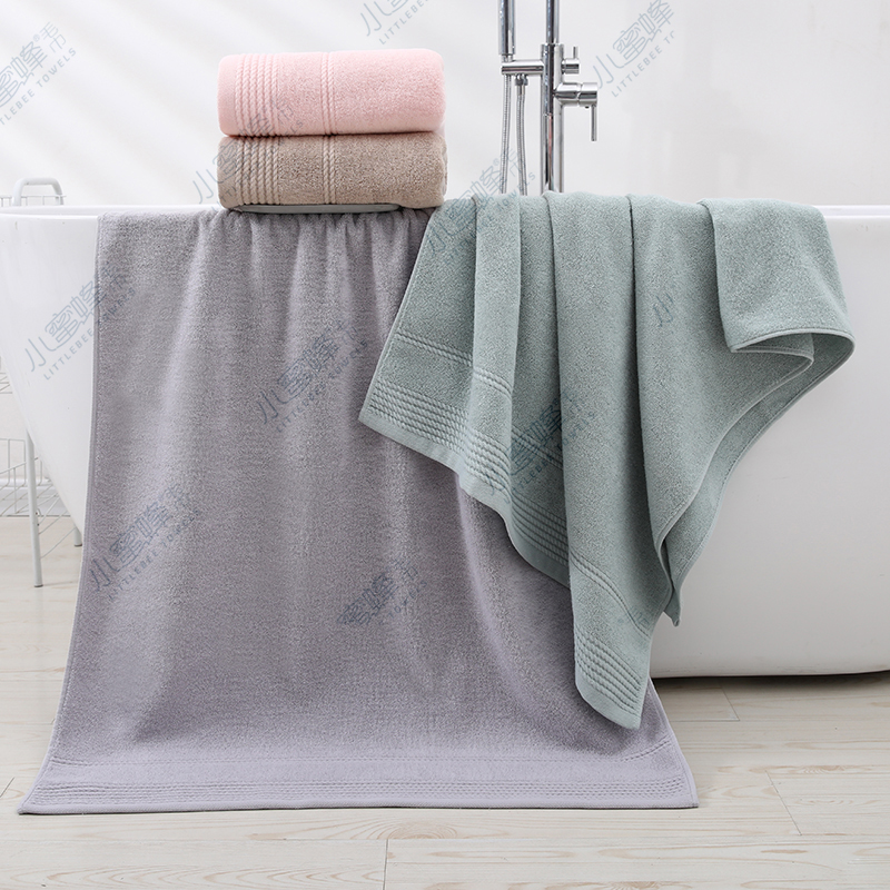 Gift bath towels, new style towels in stock, 100% combed cotton, customizable LOGO little bee towels 017 details Picture