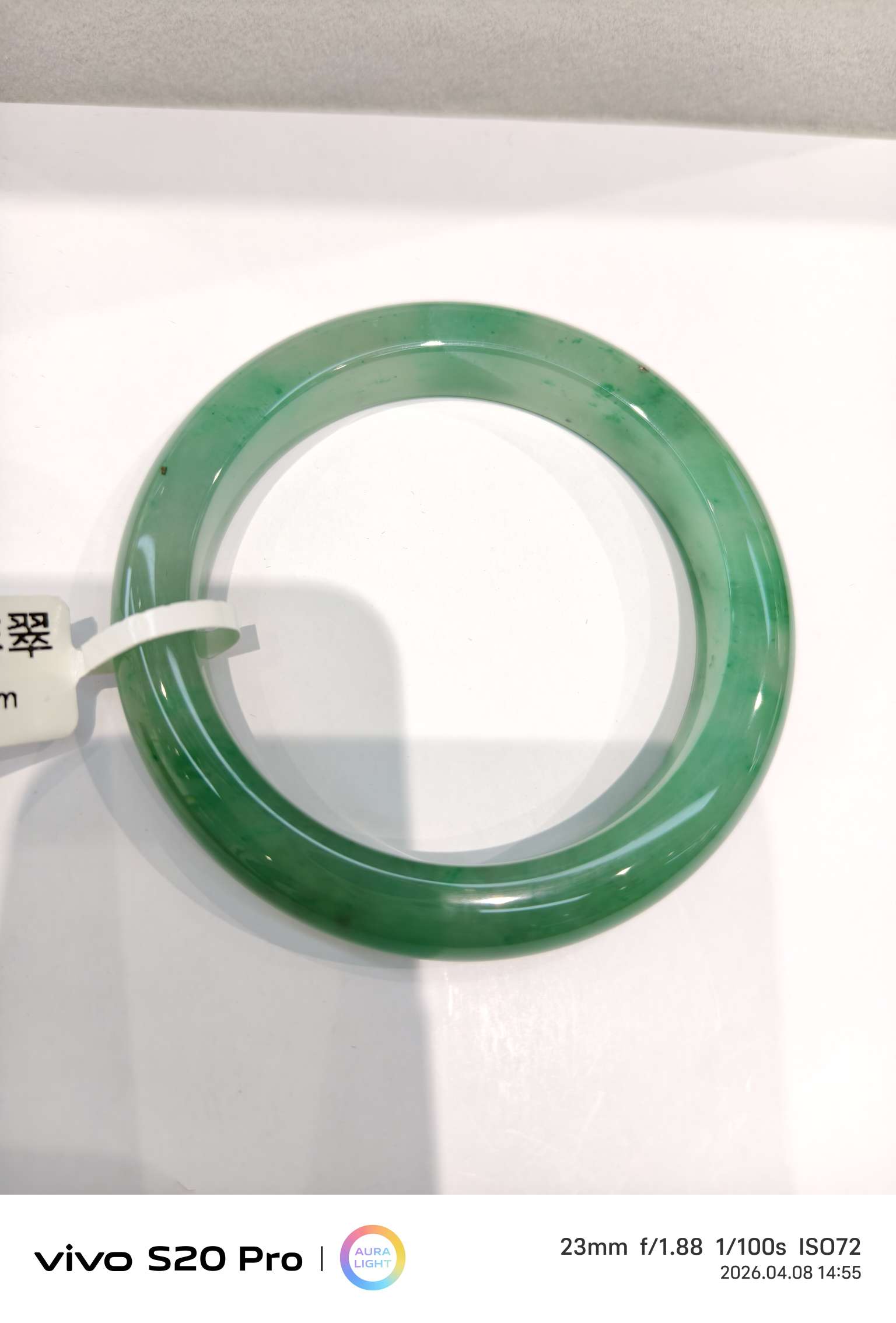 精品高端玉镯烟雨非翠天然玉石手镯非洲翠供应链A货翡翠无染色