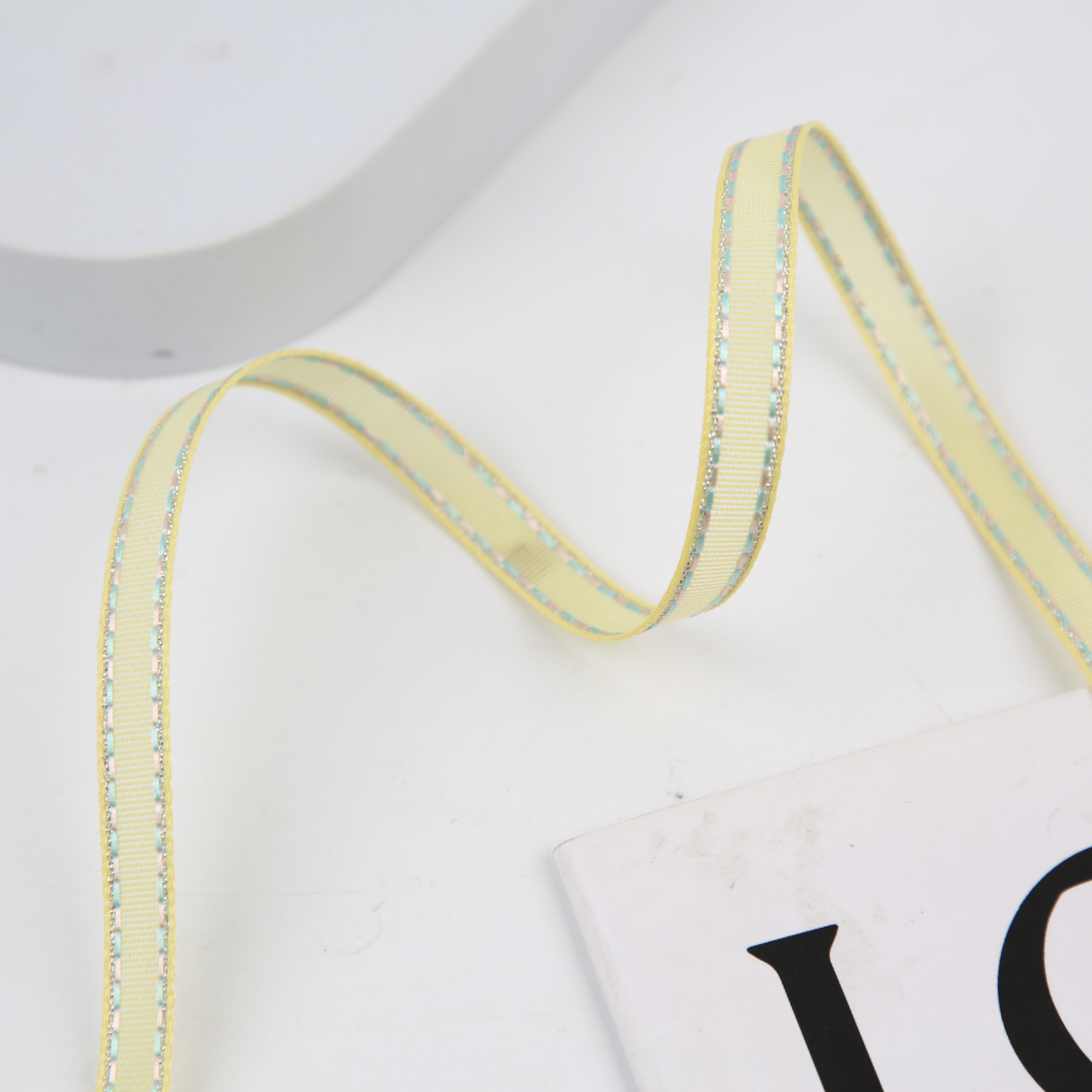 Gift packaging accessories, solid color ribbed ribbons, solid color accessory accessories, wholesale of fresh and light ribbons, DIY ribbons, ribbon webbing Specification image