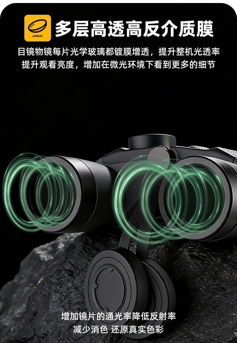 双筒望远镜双筒望远镜日夜两用户外找蜂专便携观鸟日夜两用便携式 pic 20