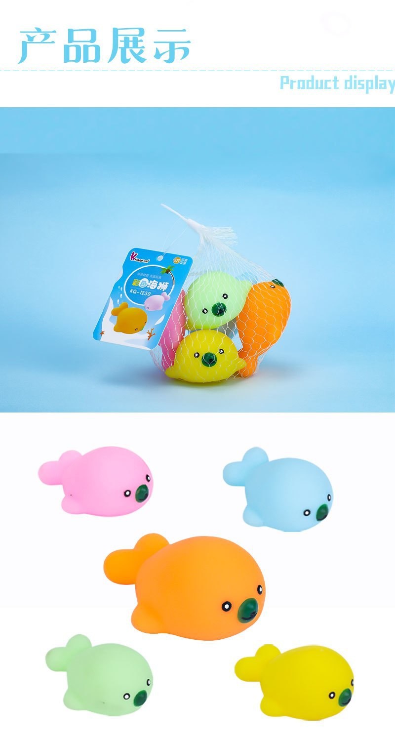 Пять цветных игрушек морских львов pic 3