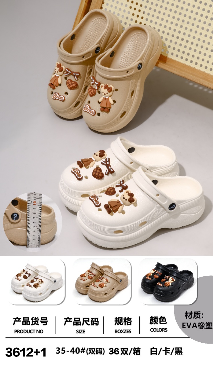 Anti-slip slippers for summer home women's crocs are refreshing and breathable Item Picture