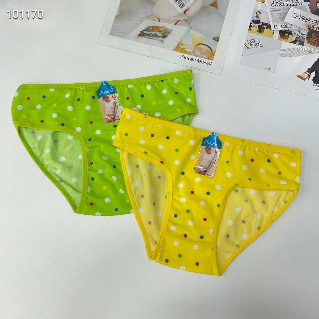 DD-8670#L mixed-color women's underwear, Women's printed women's briefs, milk silk underwear, best-selling underwear in Africa and South America, underwear QNI Application Scenario