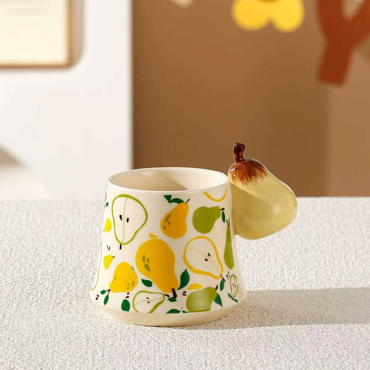 Summer fruit cute mugs, creative theme cups, ceramic mugs, cups, daily necessities mugs, mugs for couples, summer cute detail image 5