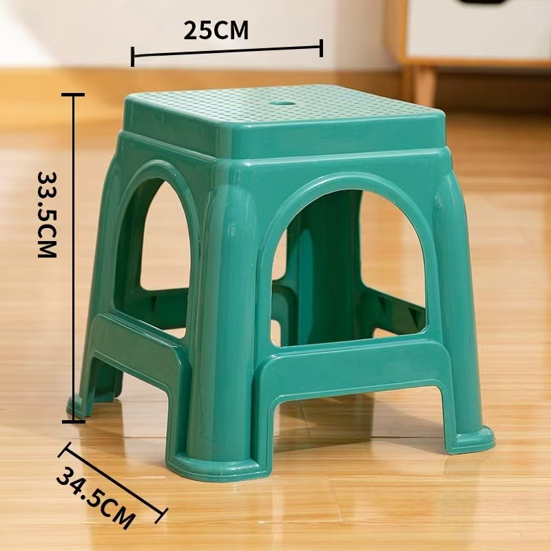 塑料凳子加厚方凳熟胶家用矮凳儿童时尚小板凳浴室茶几换鞋凳椅子