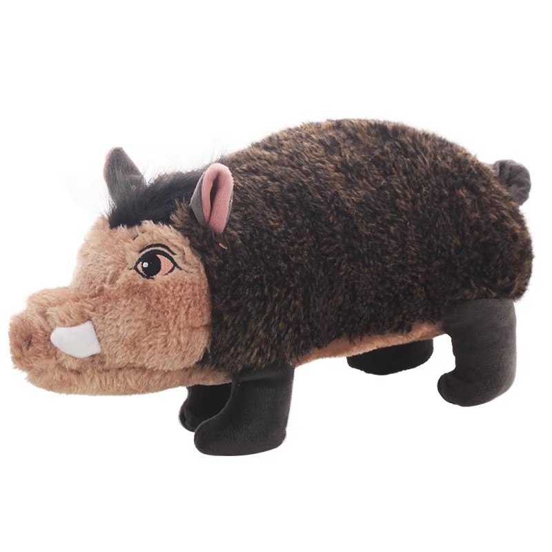 Biting dog toys, pet supplies, pet dog toys, pet toys, high-quality, wear-resistant and durable wild boar series