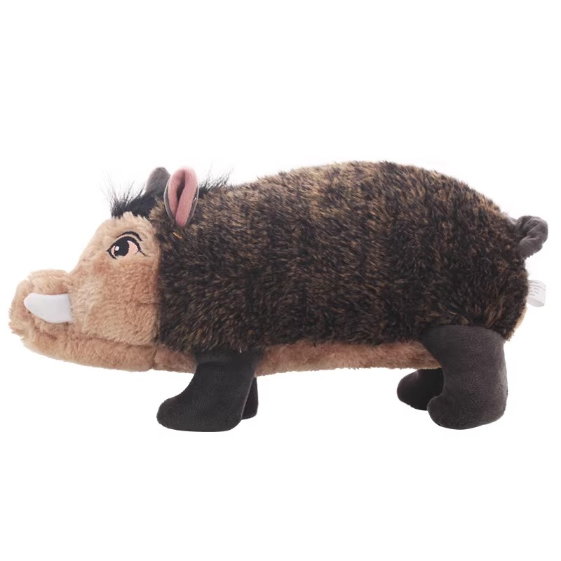 Biting dog toys, pet supplies, pet dog toys, pet toys, high-quality, wear-resistant and durable wild boar series Specification image