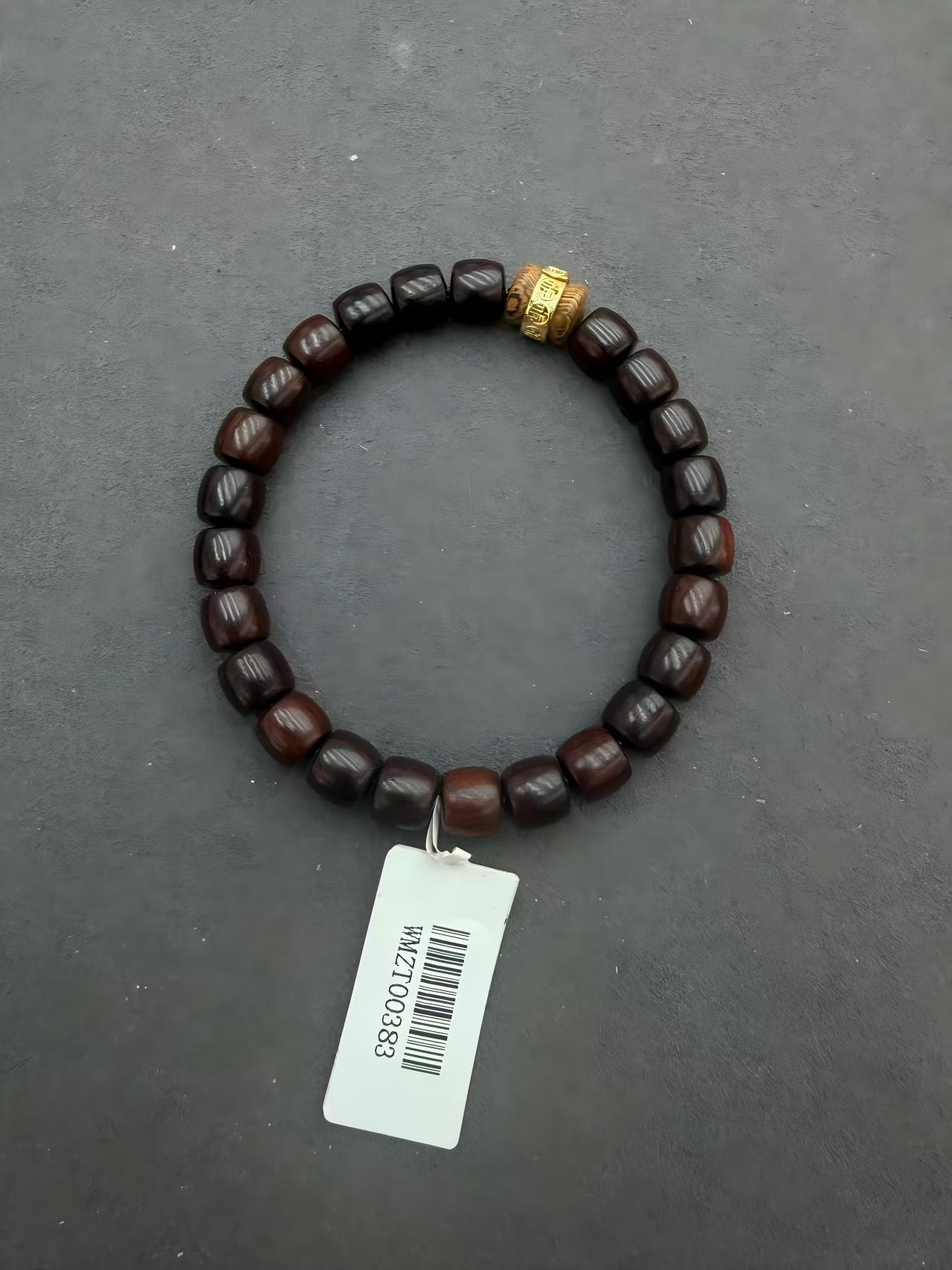 7*8 small-leaf red sandalwood bracelet