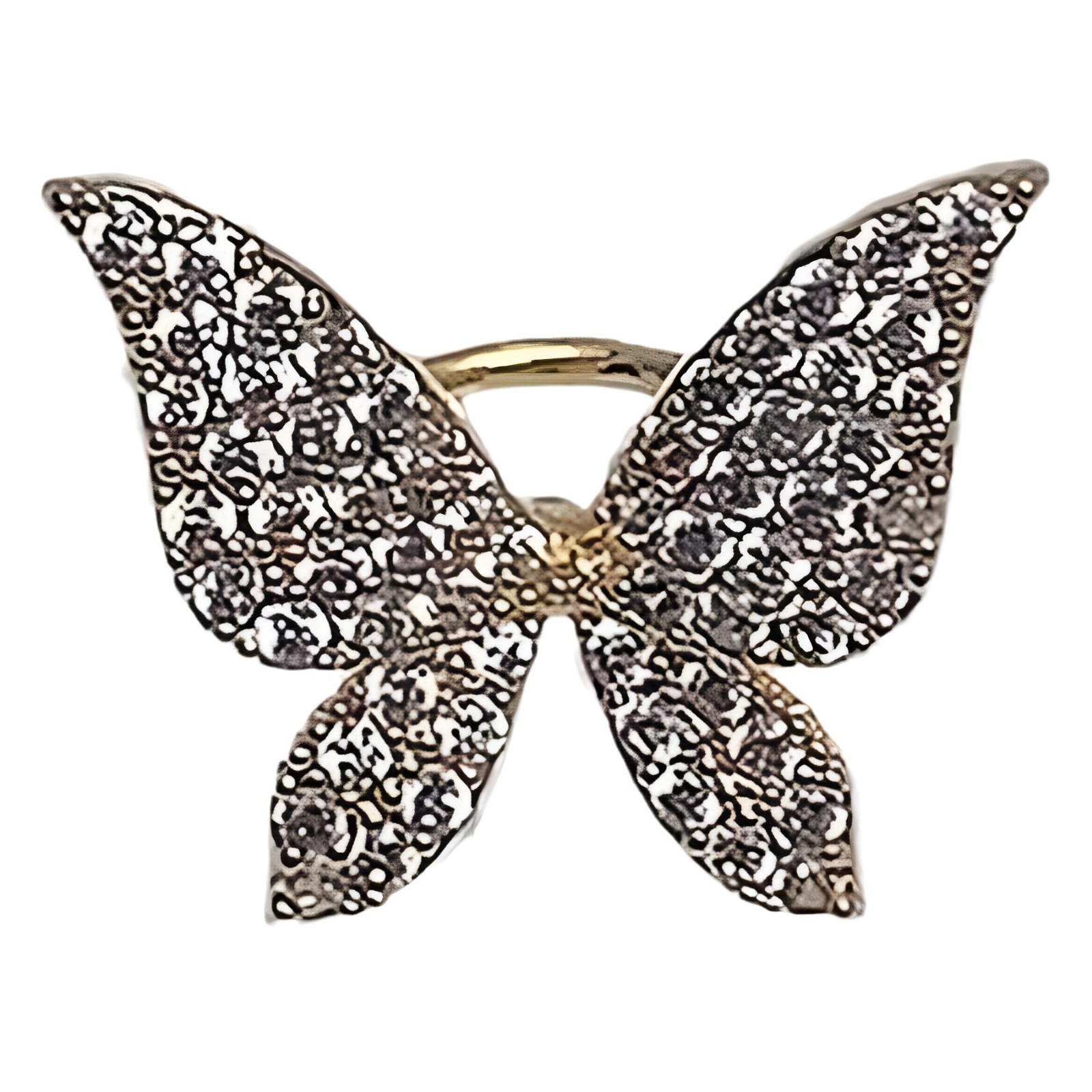 Light luxury full-diamond gold-plated butterfly ear clips for women without ear piercings, ins cold style, simple and versatile, trendy ear bone clips Item Picture