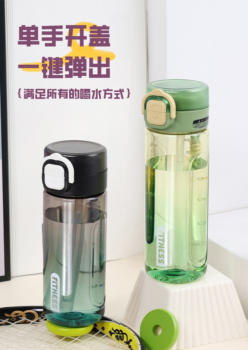 X152-6161水杯女生大容量新款运动水瓶便携高颜值渐变色双饮杯子详情图4