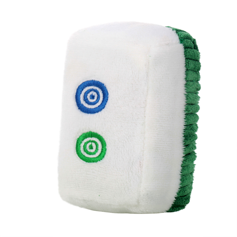 Pet plush toys, cat toys, pet supplies, soft, fun and interactive catnip mahjong series Item Picture