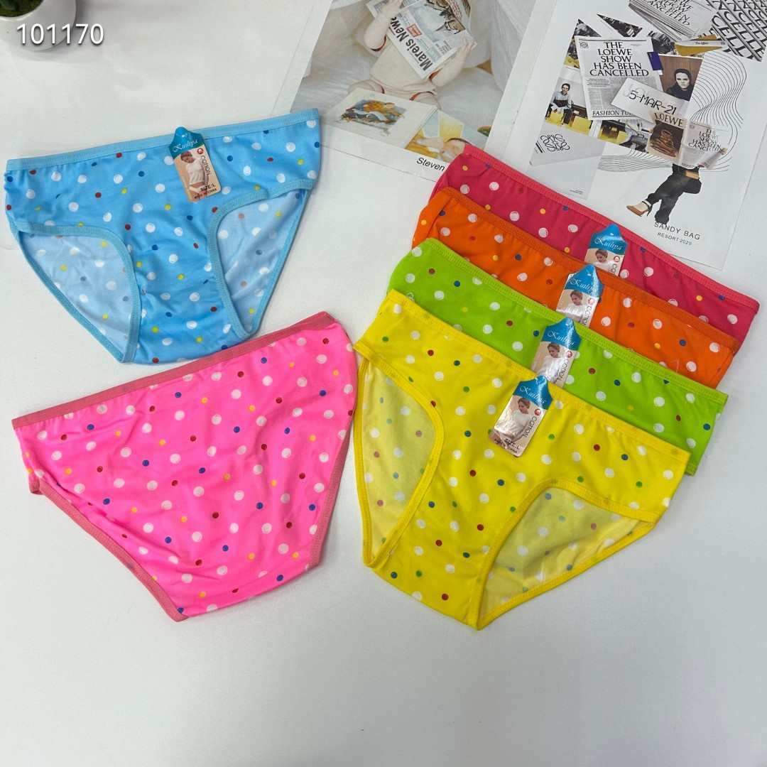 DD-8670#L mixed-color women's underwear, Women's printed women's briefs, milk silk underwear, best-selling underwear in Africa and South America, underwear QNI details Picture
