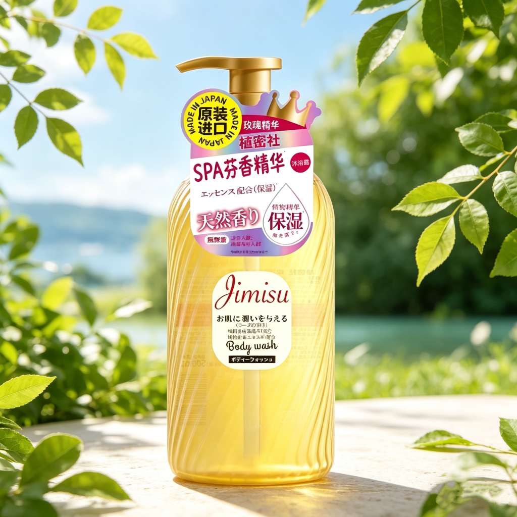 Original imported Zhimi She Rose Essence Body Wash 500ml Moisturizing and Nourishing Rose Fragrance Body Wash detail image 6
