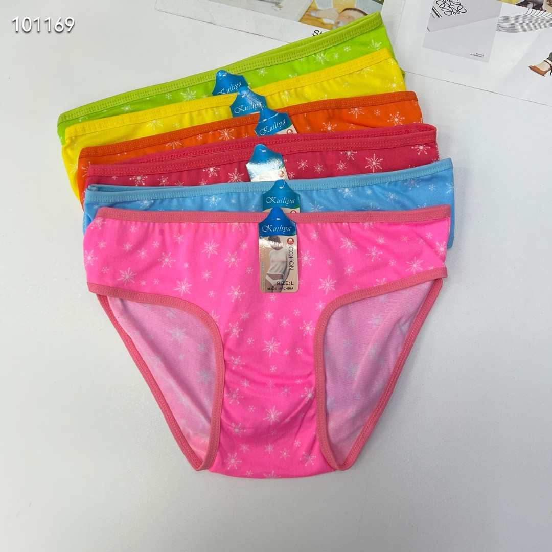 DD-8669#L mixed-color women's underwear, Women's printed women's briefs, milk silk underwear, best-selling underwear in Africa and South America, underwear QNI Application Scenario