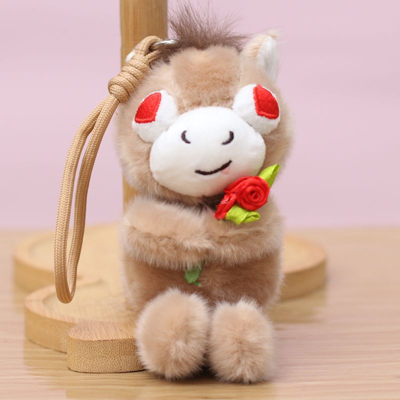 Get out of being single right away! Creative 4-inch plush pendant, claw machine, doll, key pendant, car schoolbag, hanging accessory, gift, cartoon transformation keychain, dress-up doll, hanging accessory, plush toy, cute wholesale Specification image