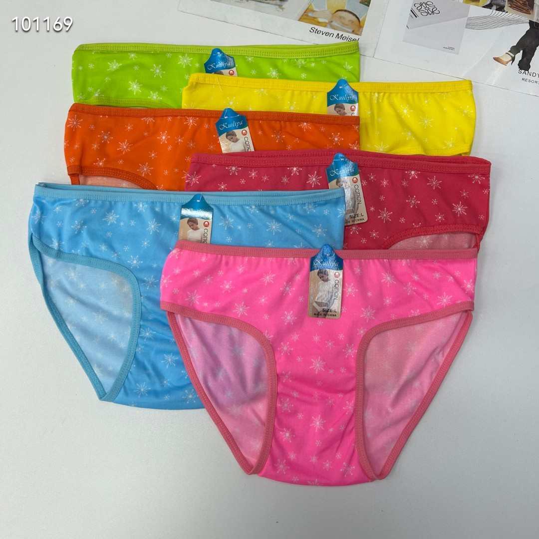 DD-8669#L mixed-color women's underwear, Women's printed women's briefs, milk silk underwear, best-selling underwear in Africa and South America, underwear QNI Item Picture