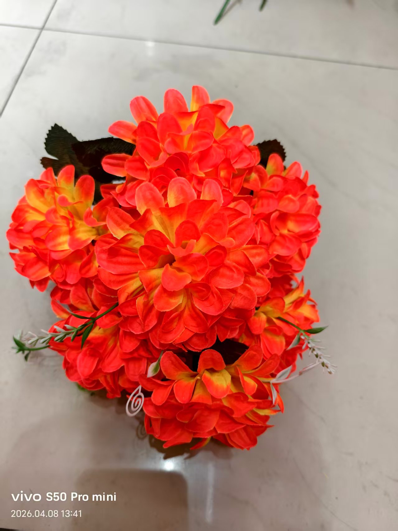 仿真花/装饰花/塑料花假花/假花/家饰塑料花白底实物图