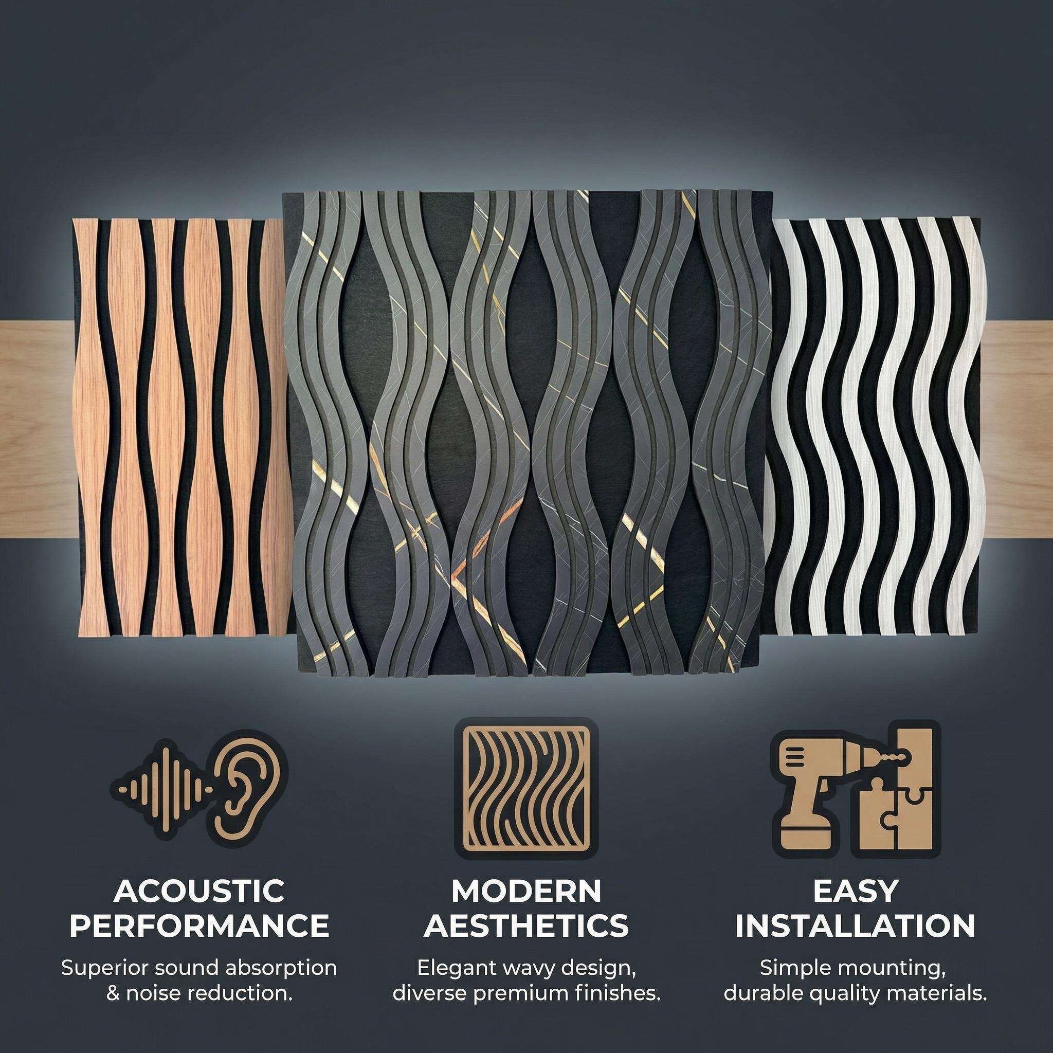 Customizable special-shaped MDF grating board, polyester fiber sound-absorbing board, decorative noise-reducing acoustic panel, office and home environmental protection wall panel