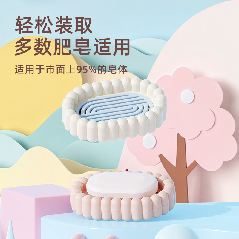T54-TH-9625 High appearance level soap box, large household draining soap box, creative and cute soap draining box Application Scenario