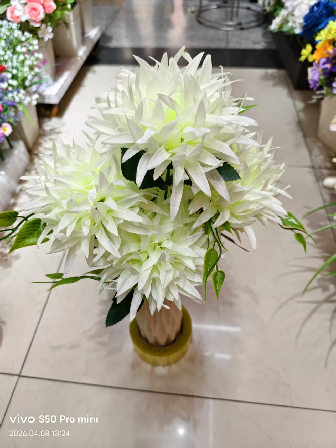 塑料花实物图