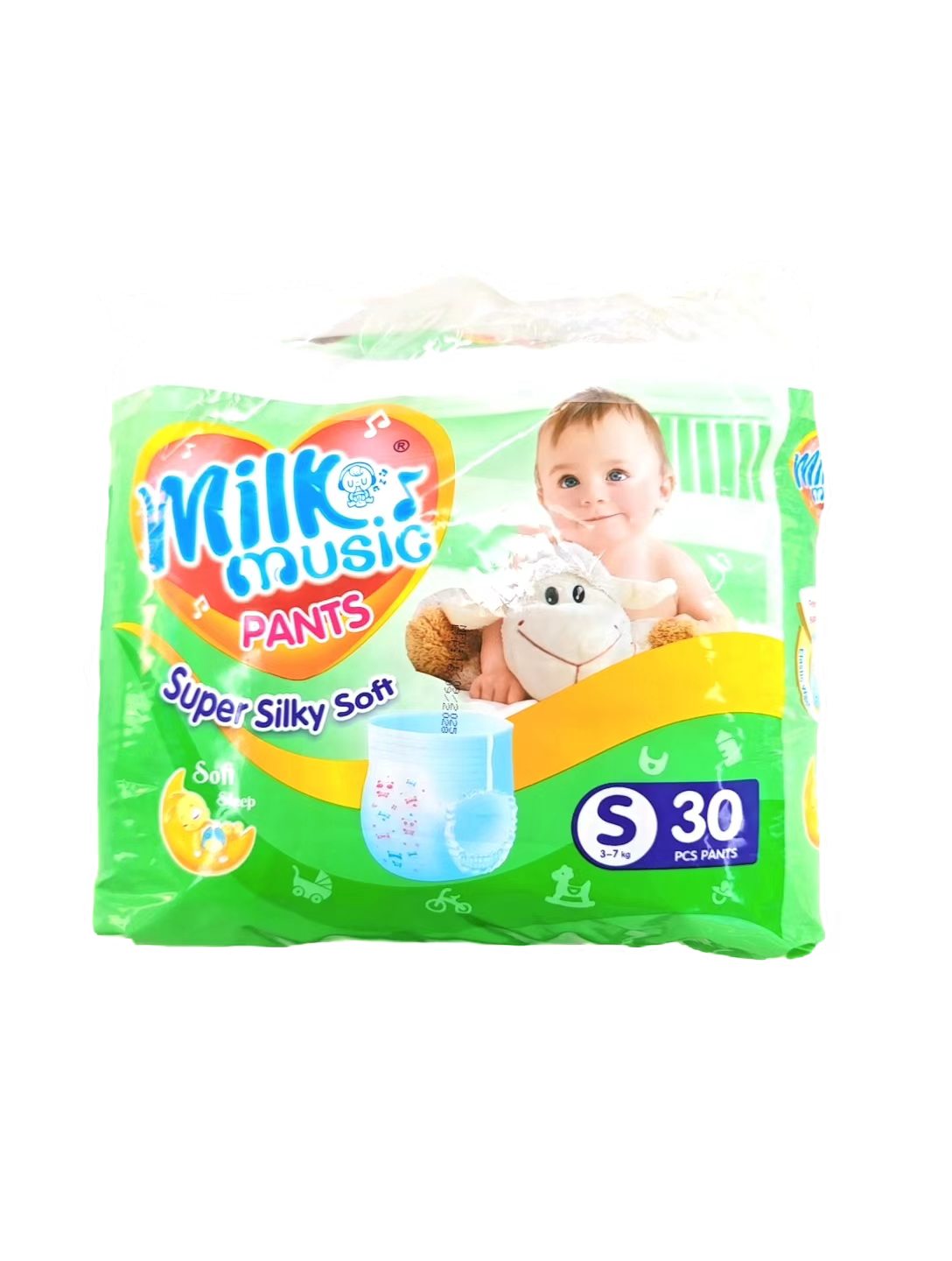 Milk Music Pants 婴儿成长裤拉拉裤呵护宝宝肌肤友好详情1