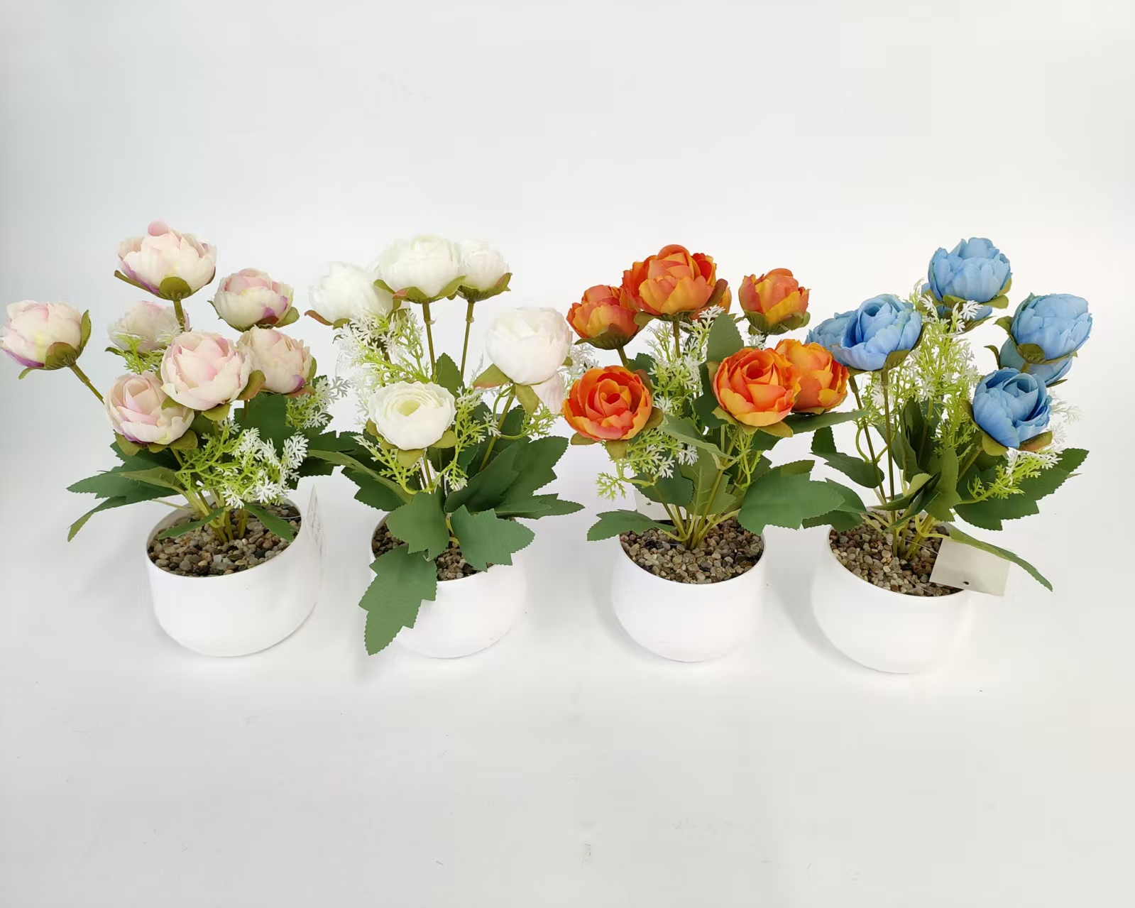 仿真花假花盆景塑料盆花苞装饰摆件品